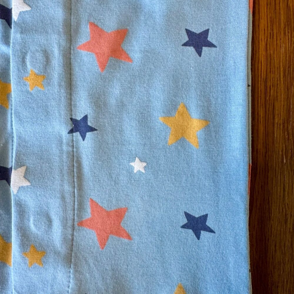 MAGNETIC ME Stars Convertible Coverall Baby 9-12 Months Blue Organic Romper NWT - Picture 3 of 10